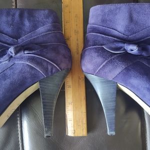 6 1/2 Royal Purple Ankle Boots